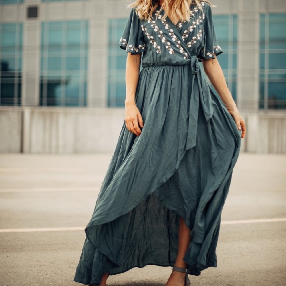 Jodifl Parklan Wrap Dress Small